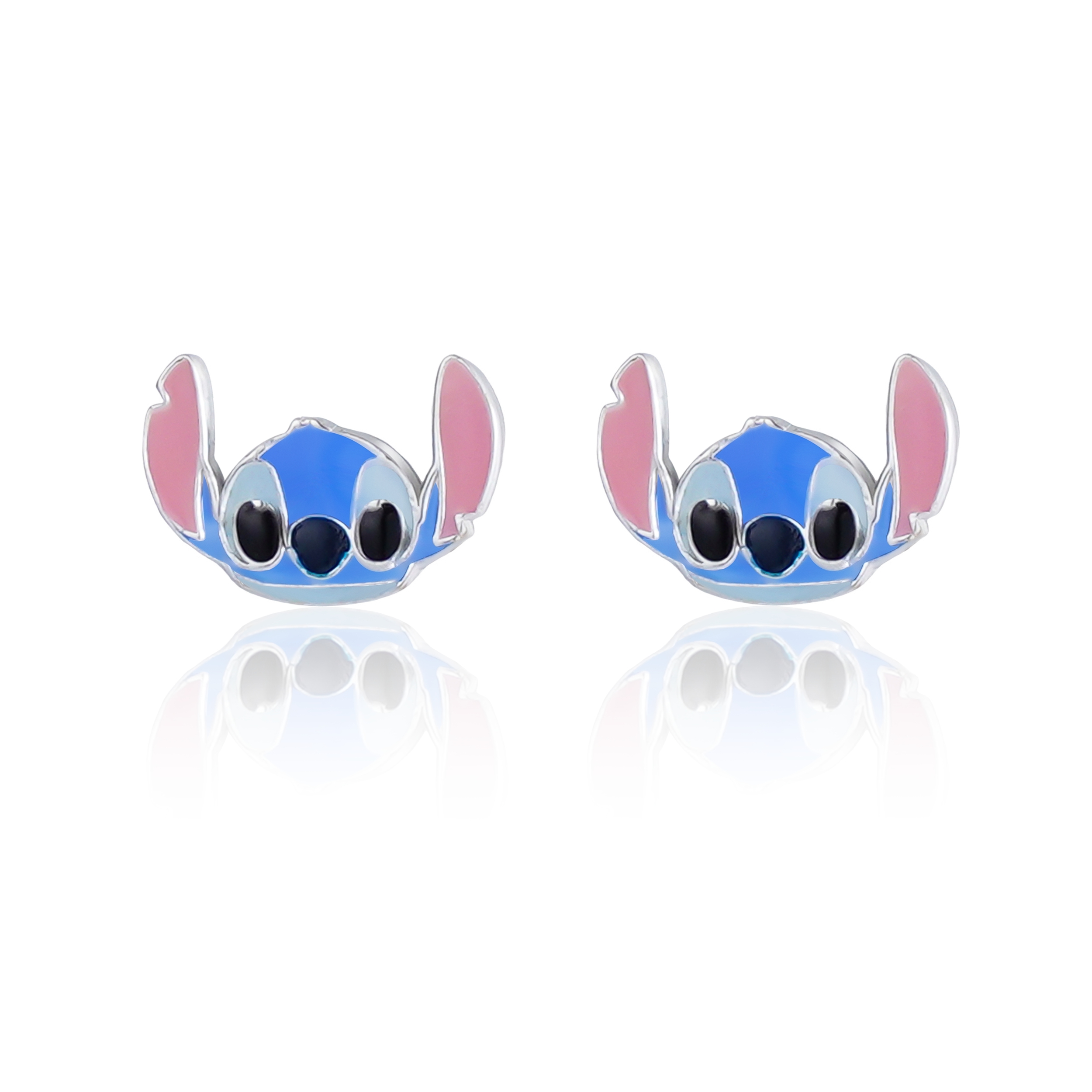 Srebrne kolczyki sztyfty Mini Kolekcja Stitch, próba 925