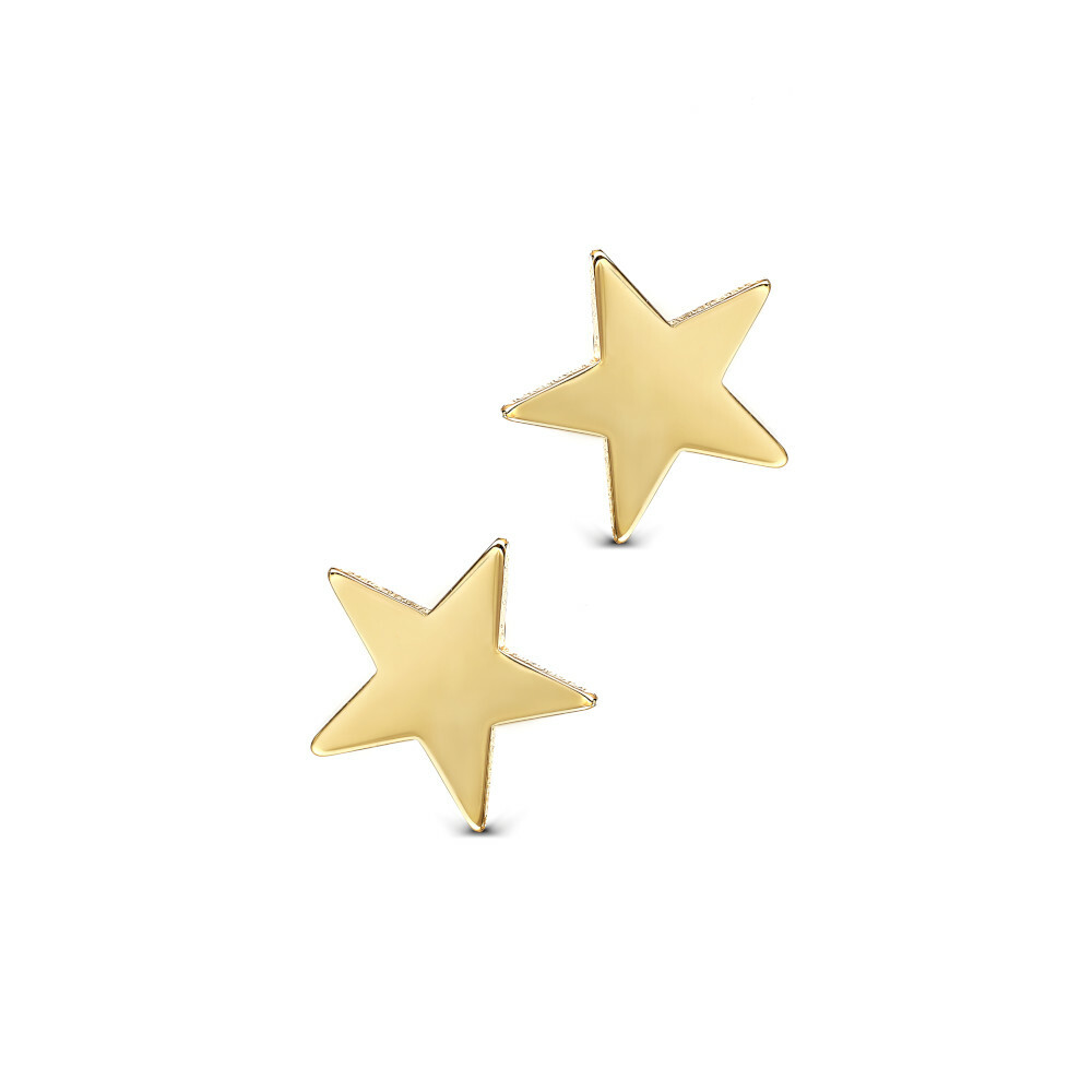 Kolczyki złote gwiazdki, próba 585