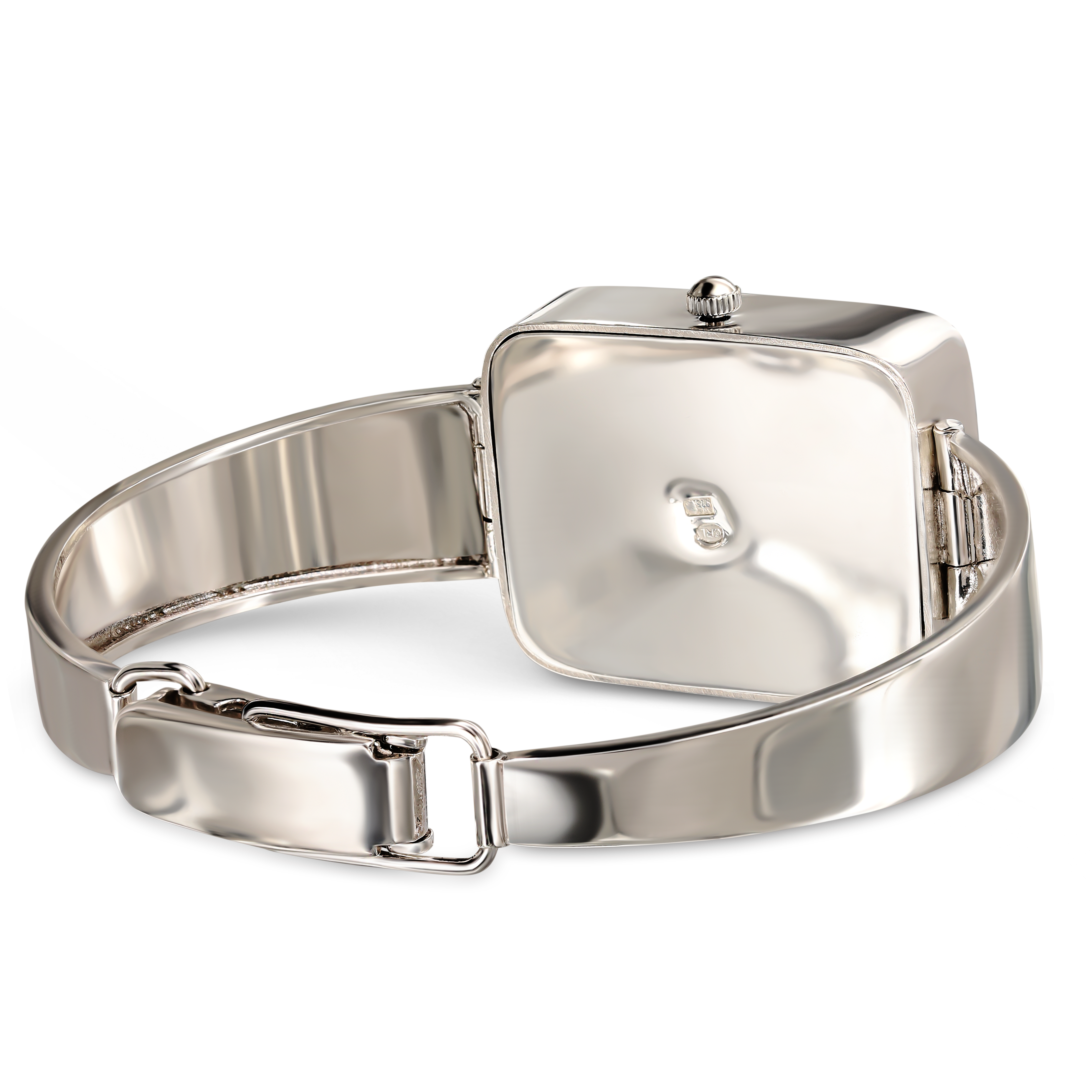 Elegancki srebrny zegarek damski, próba 925