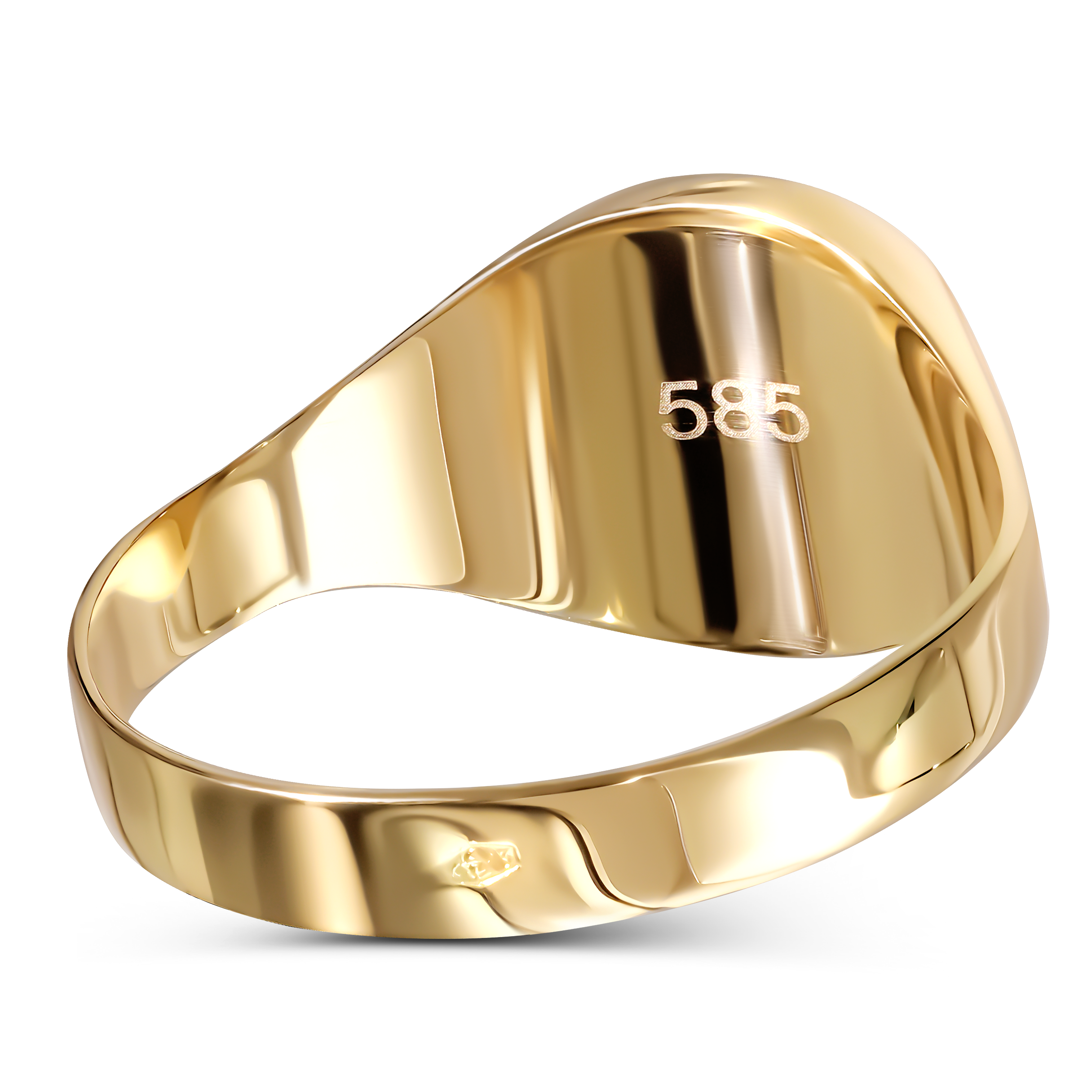 Złoty sygnet Noir, próba 585