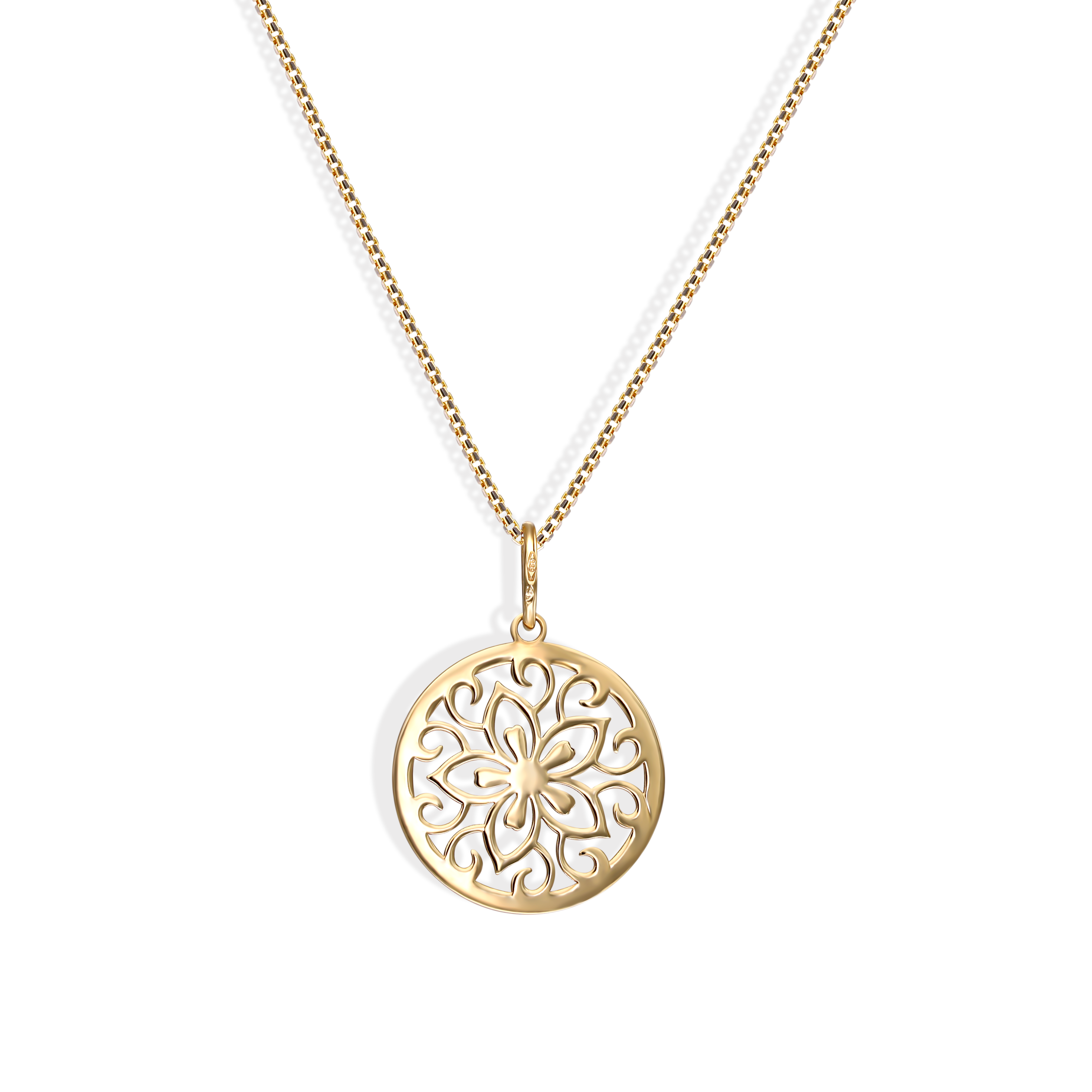 Zawieszka złota z ażurowym wzorem, próba 585