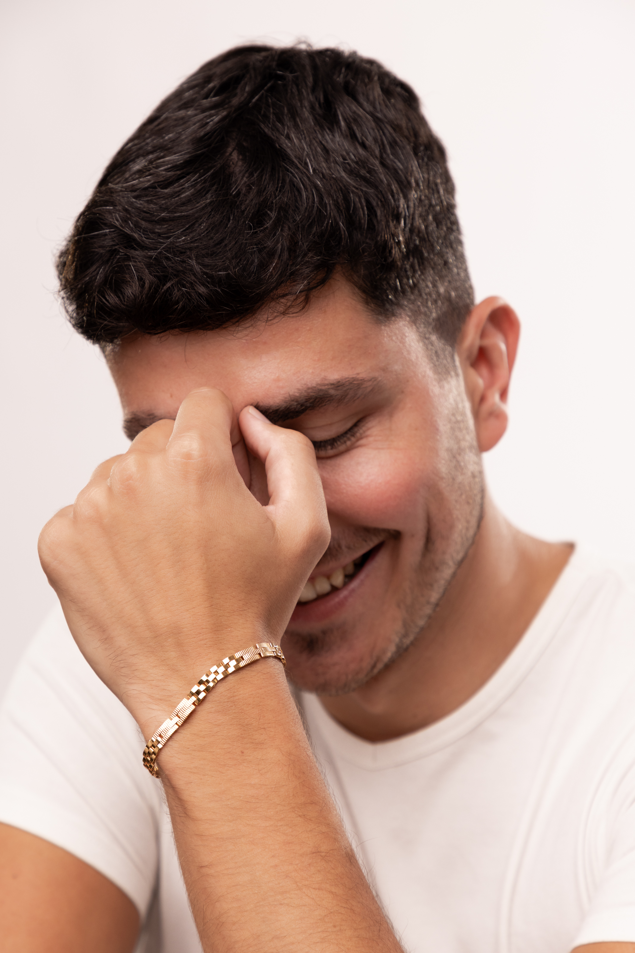 Bransoleta złota męska, długość 20 cm, próba 585