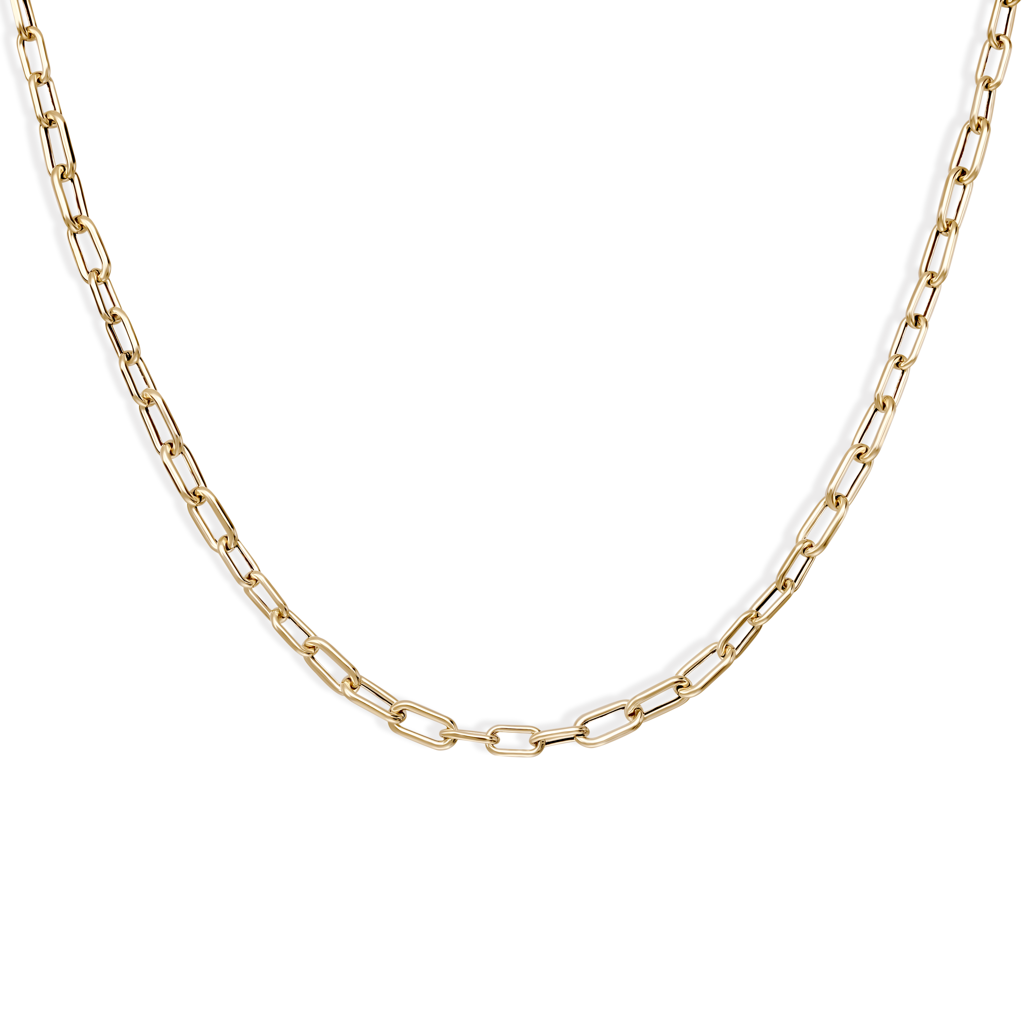 Naszyjnik złoty ankier, długość 46 cm, próba 585