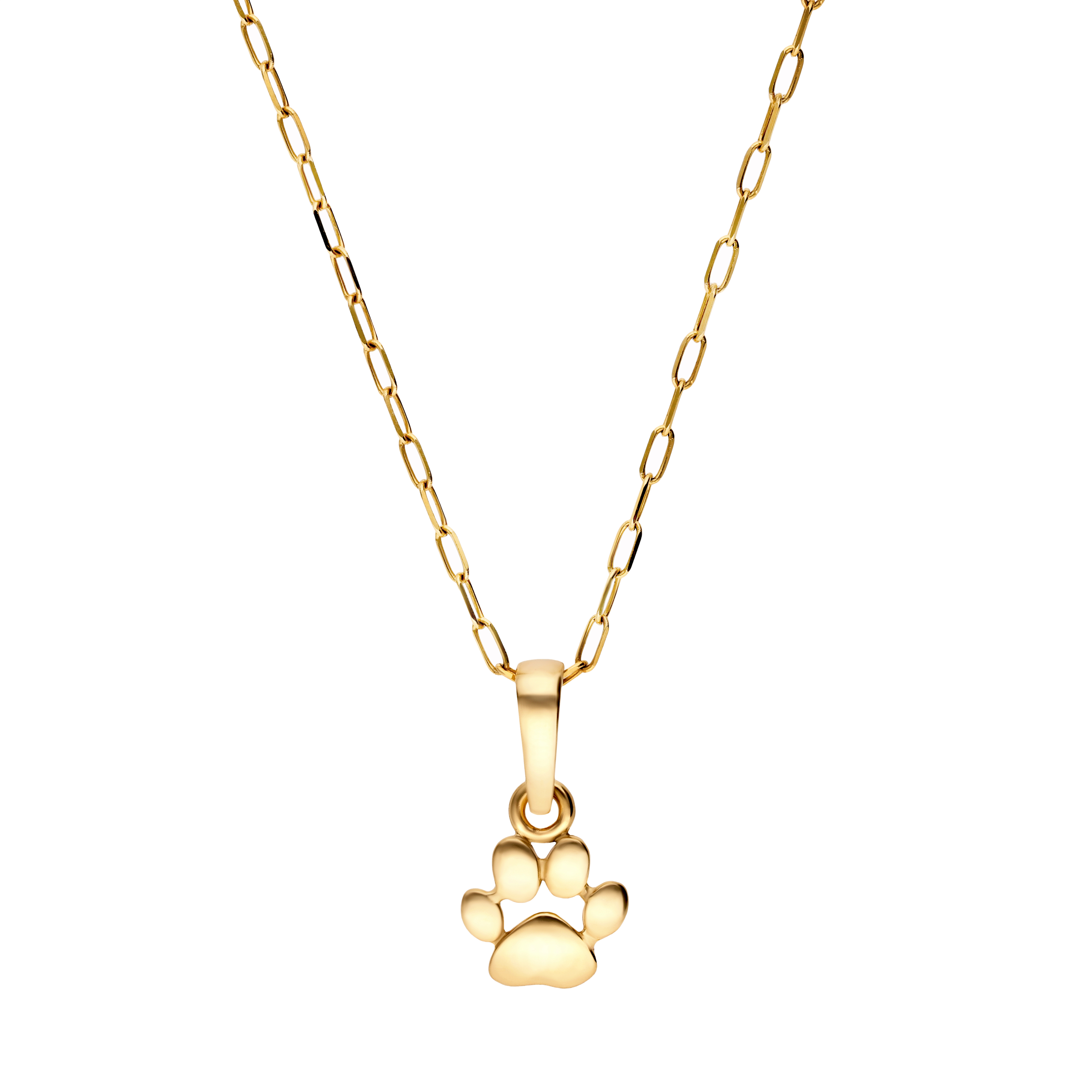 Zawieszka złota psia łapka, próba 585