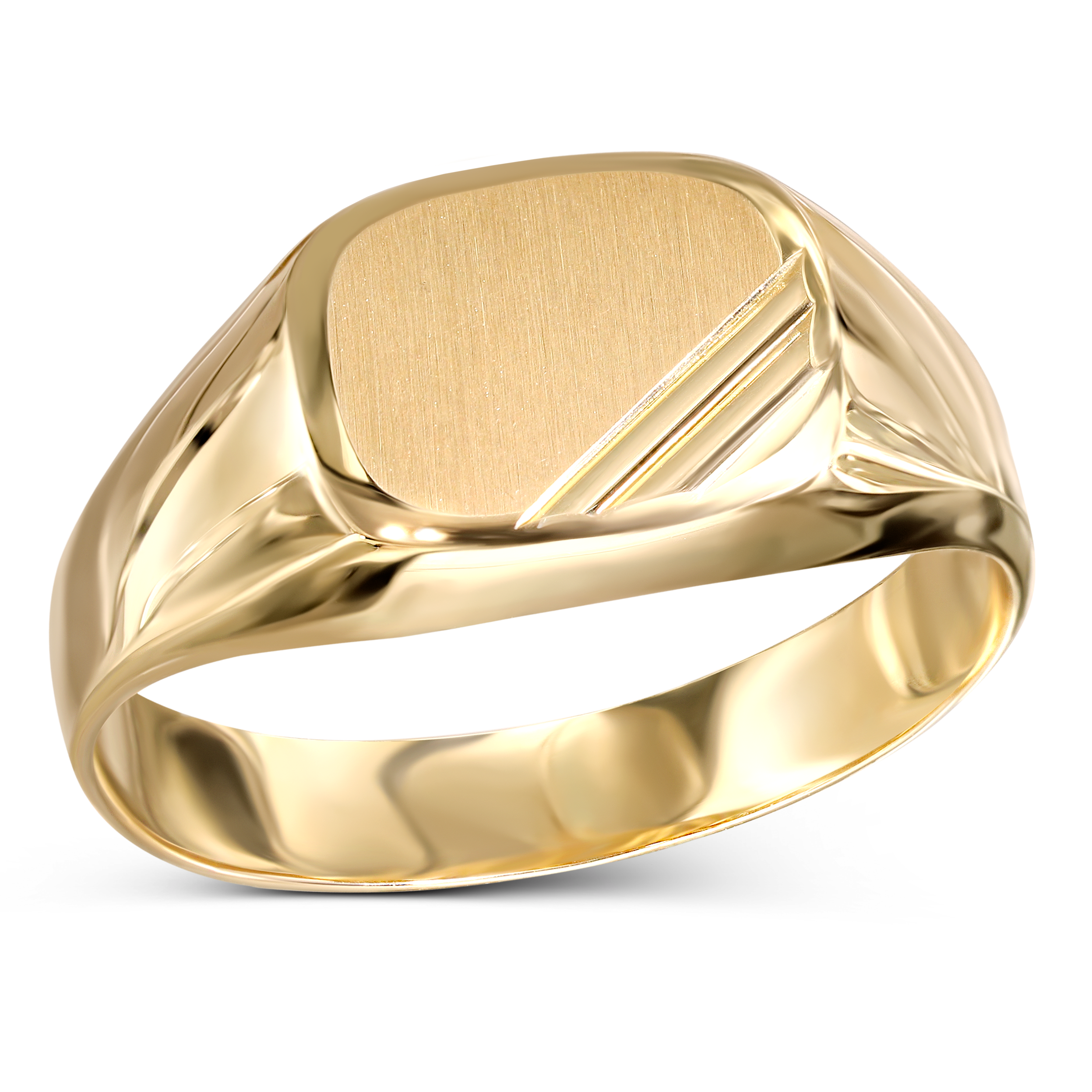 Złoty sygnet Monarch, próbq 585