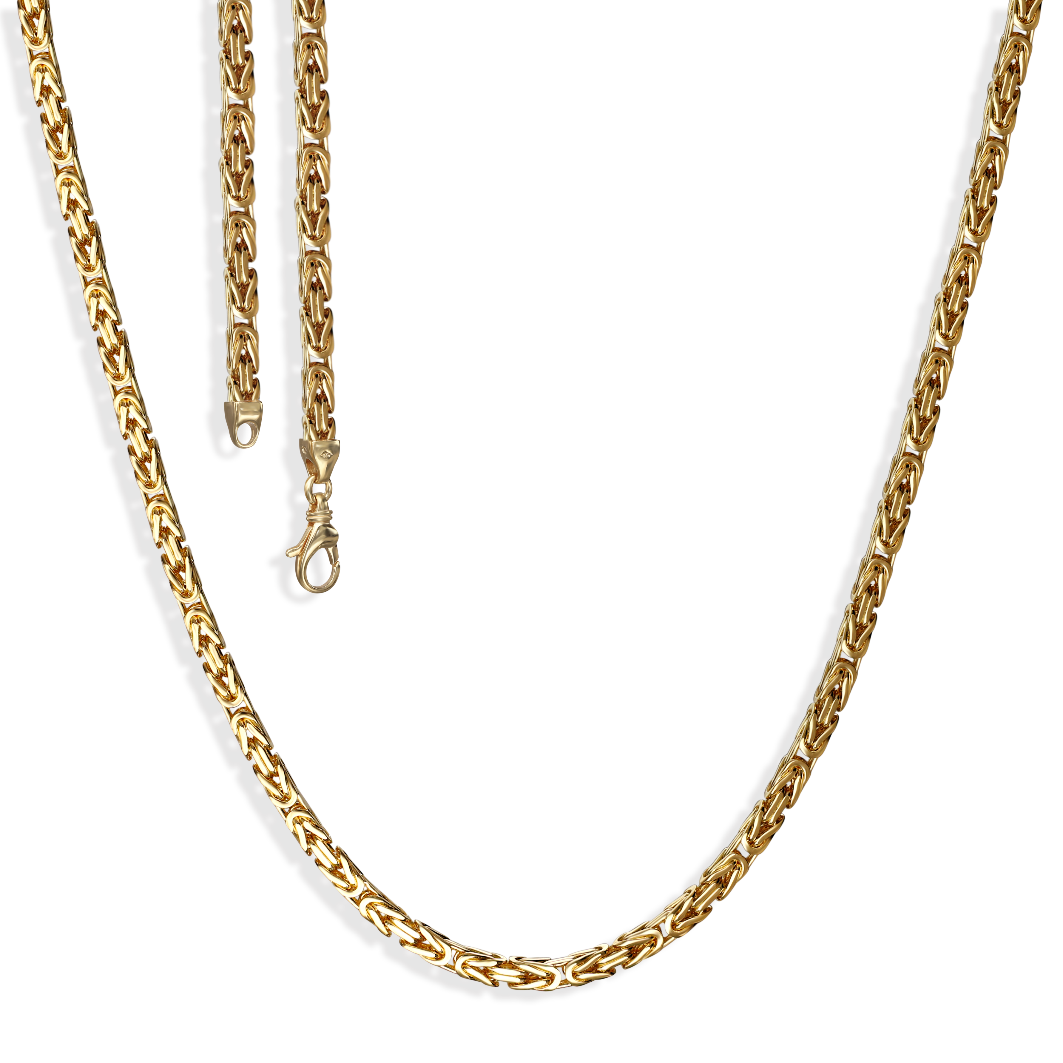 Łańcuch złoty splot królewski pełny, długość 55 cm, próba 585