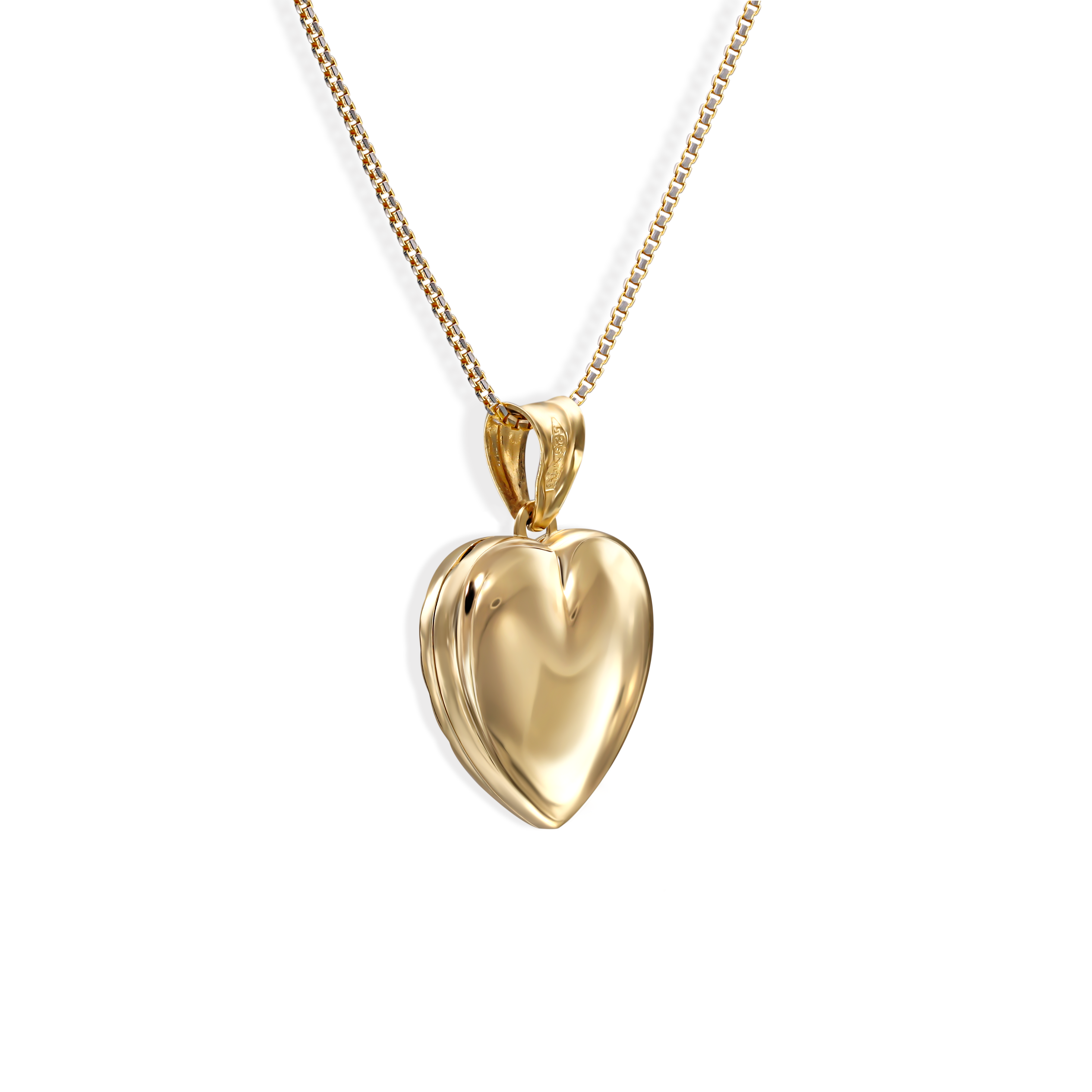 Zawieszka złota serce puzderko z promienistym wzorem, pod grawer, próba 585