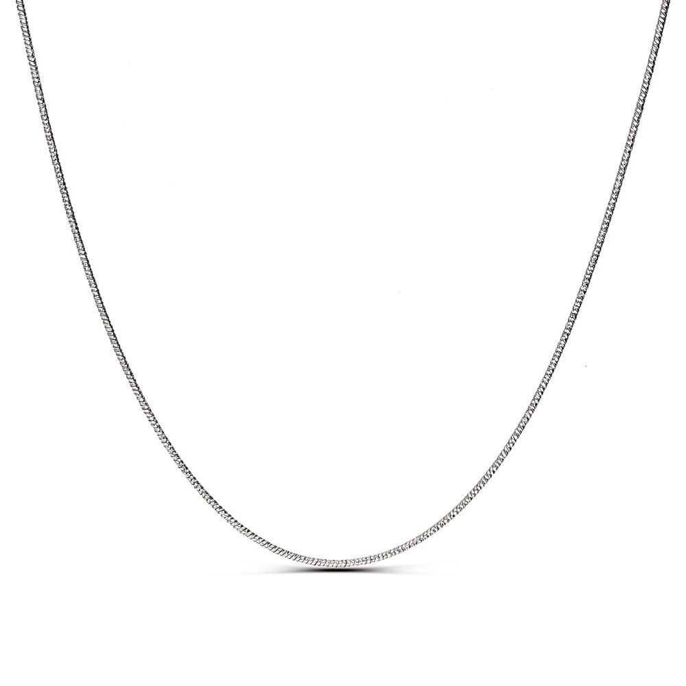 Łańcuszek srebrny linka diamentowana 1 mm, długość 60 cm, próba 925