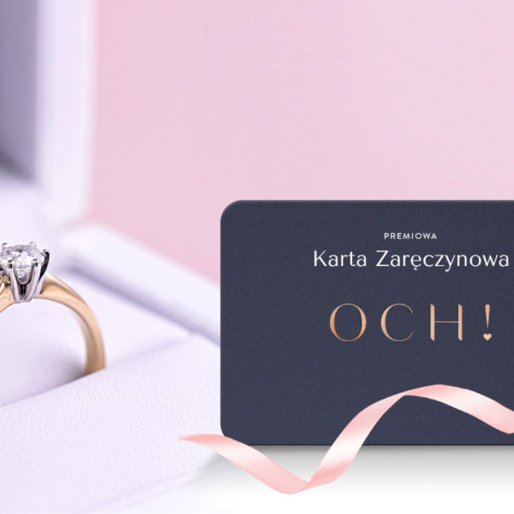 Karta zaręczynowa OCH! z pierścionkiem
