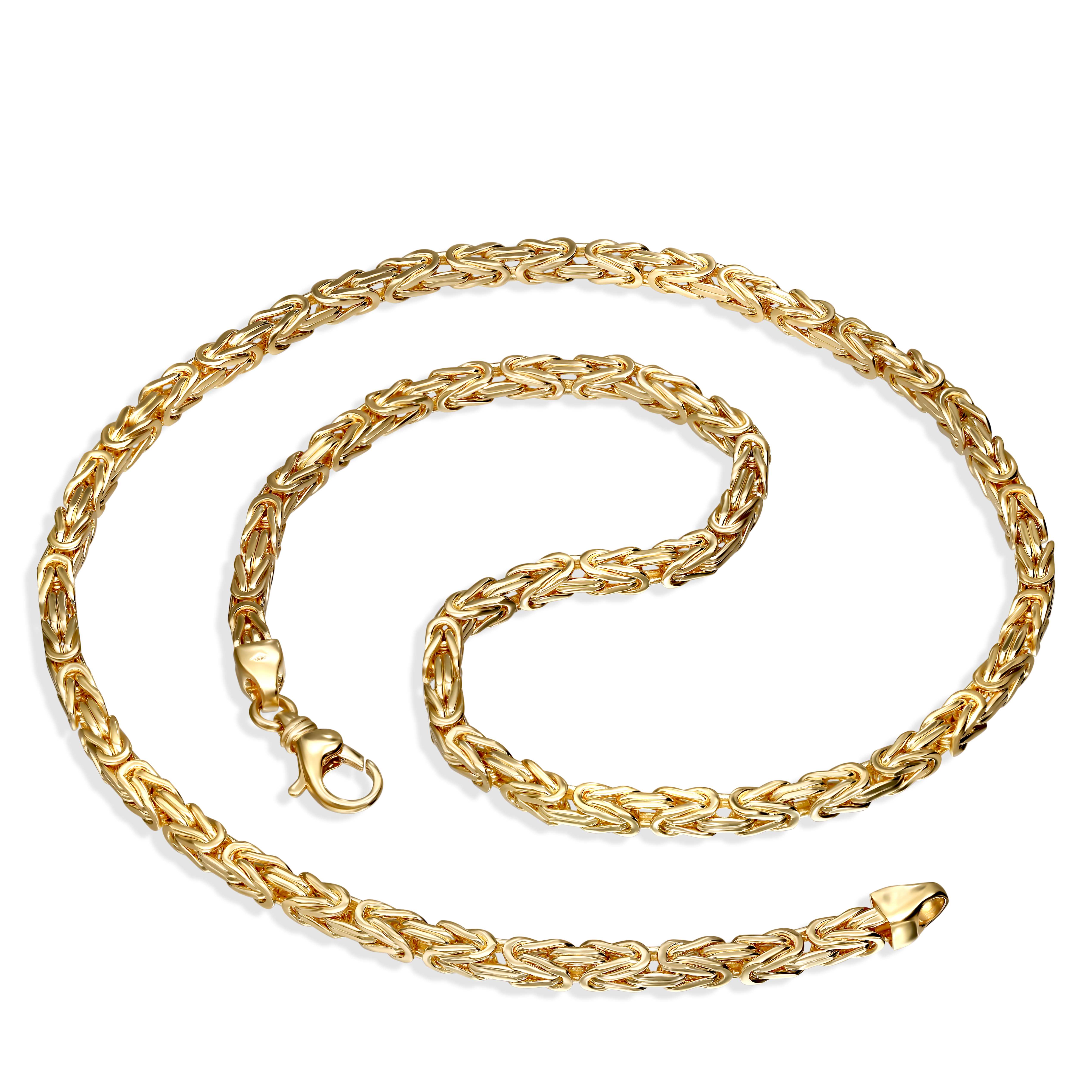 Łańcuch złoty splot królewski pełny, długość 55 cm, próba 585