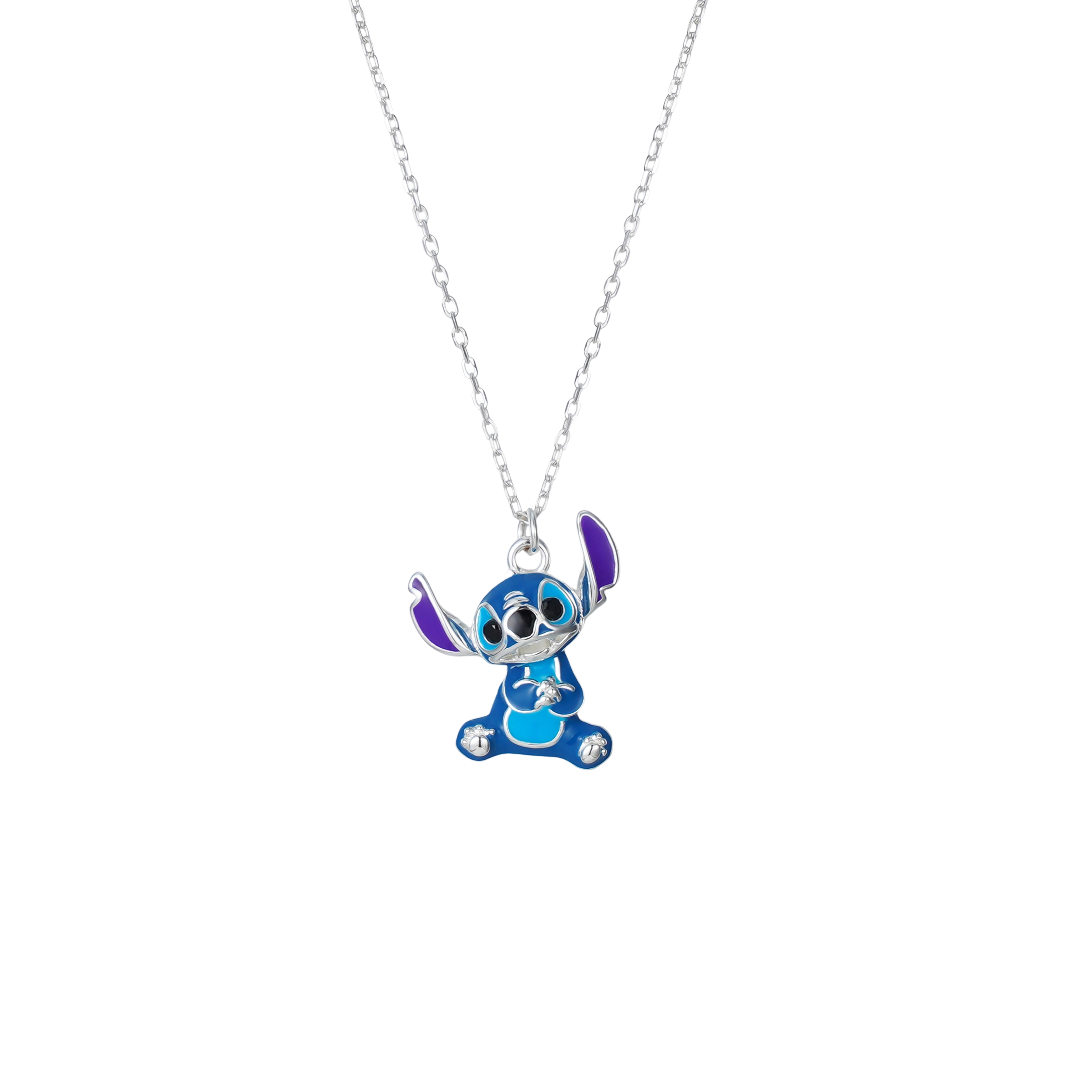 Srebrny naszyjnik Stitch, próba 925