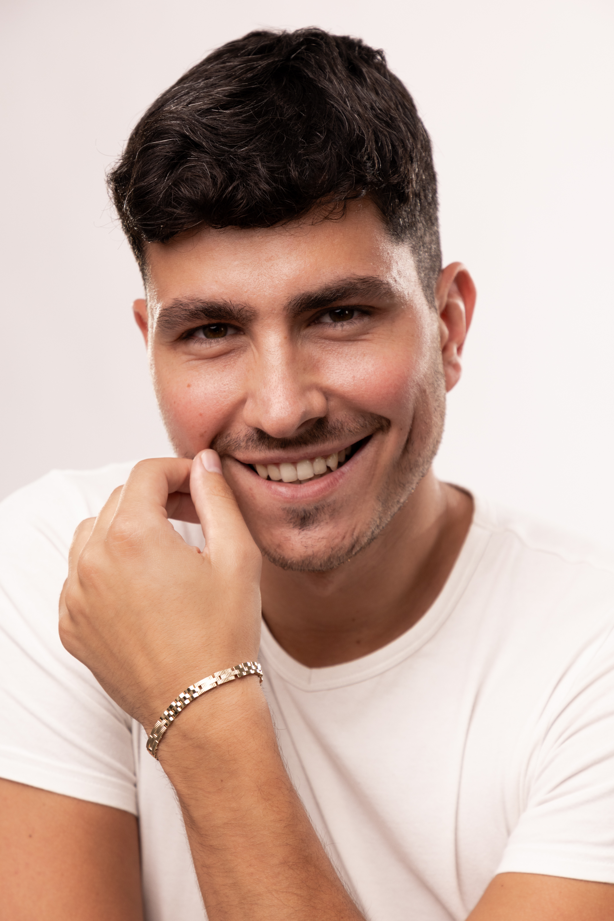 Bransoleta złota męska, długość 20 cm, próba 585