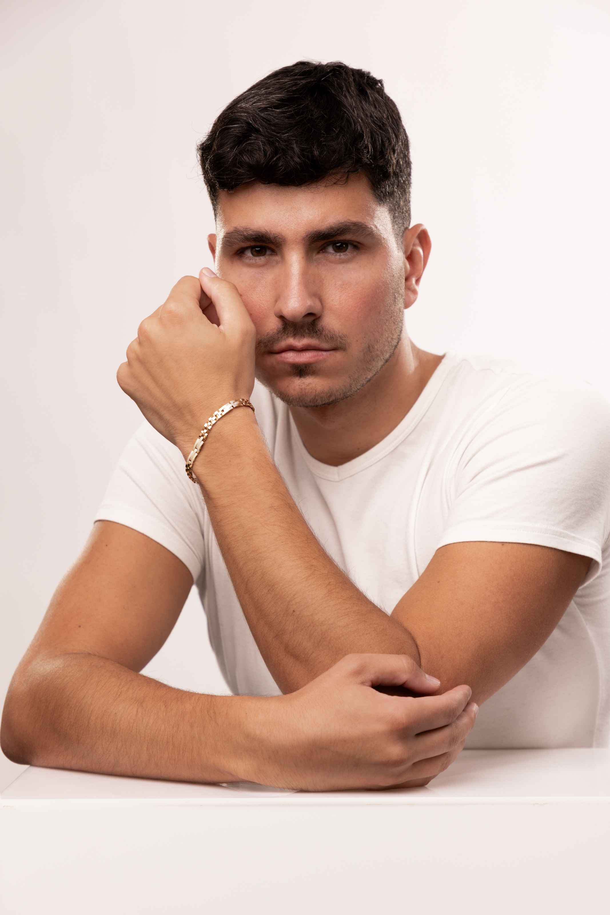 Bransoleta złota męska, długość 20 cm, próba 585