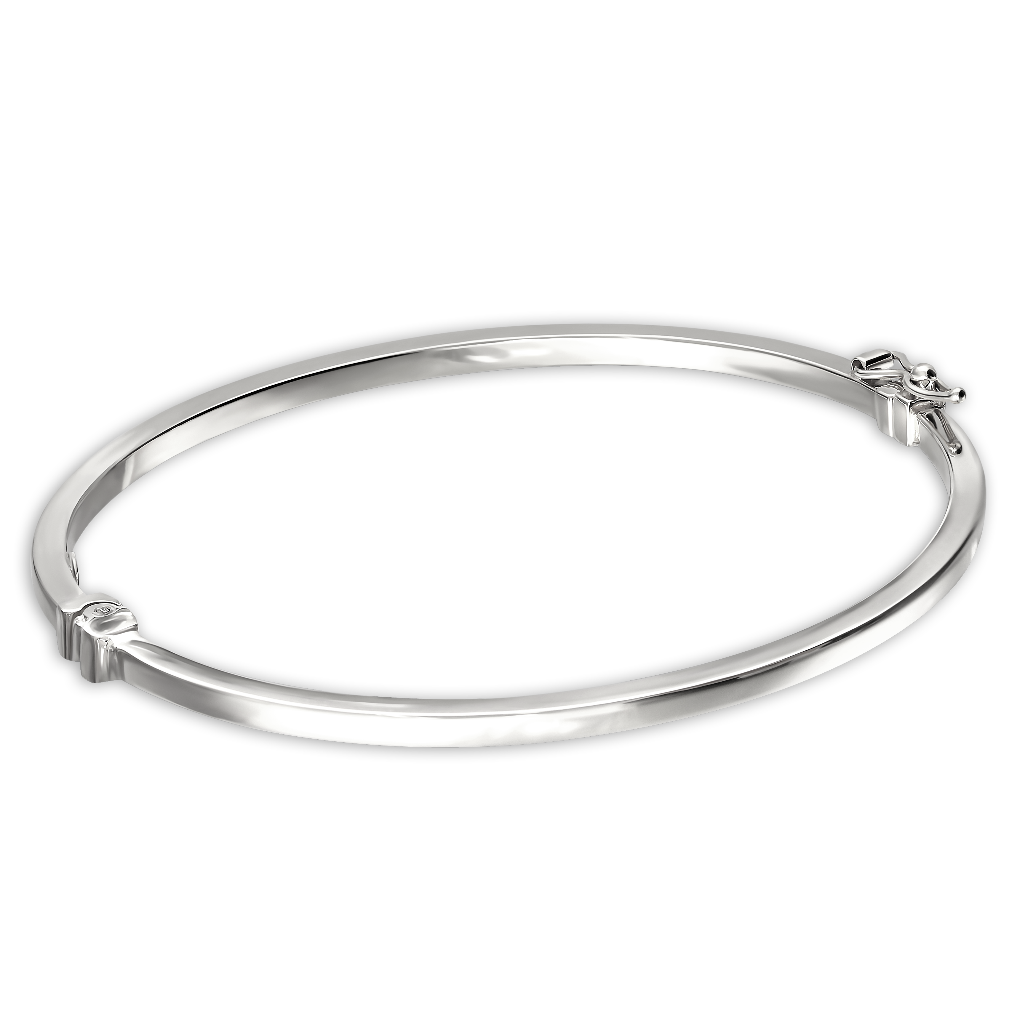 Bransoleta srebrna sztywna, próba 925