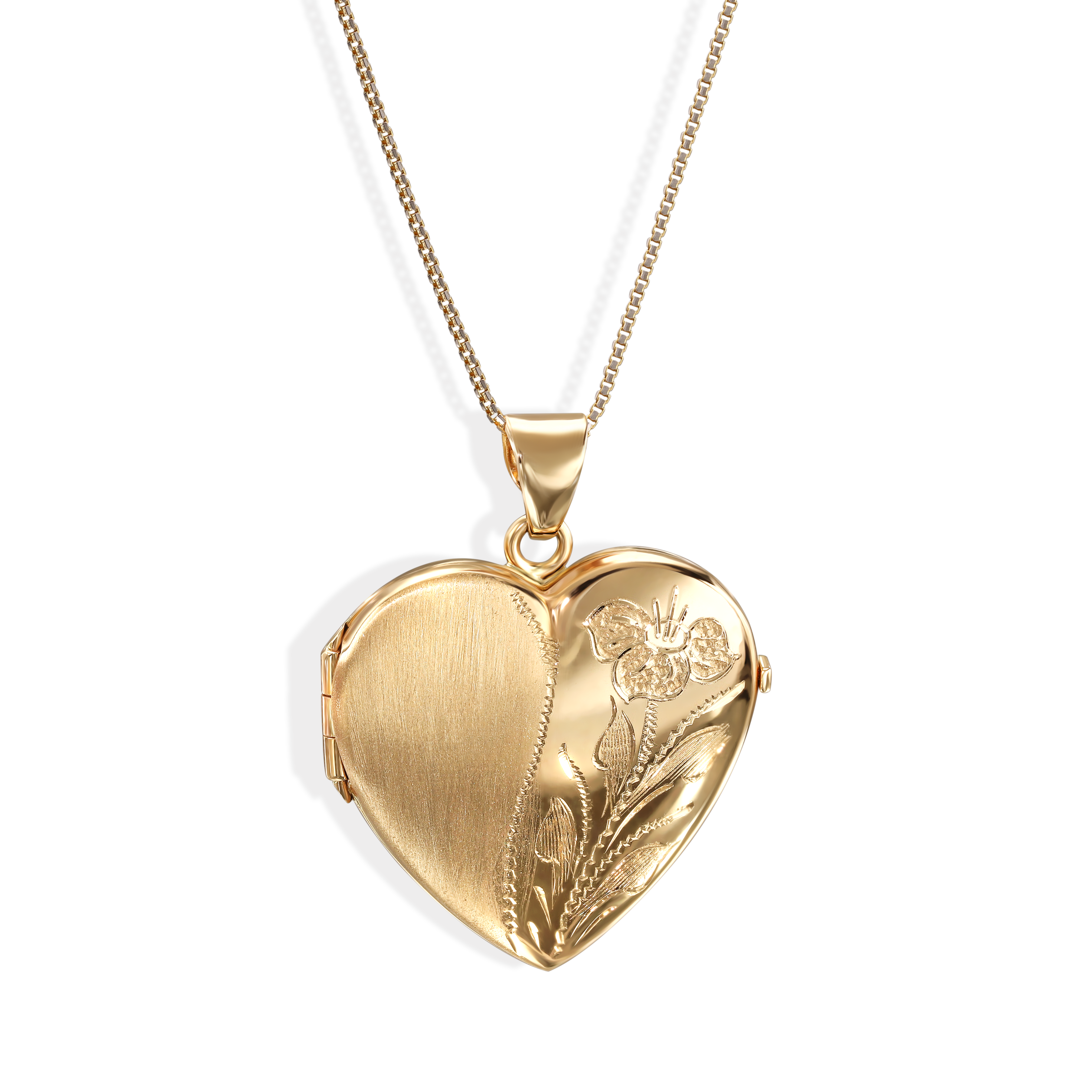 Zawieszka złota puzderko z motywem kwiatowym, próba 585 Zawieszka złota puzderko z motywem kwiatowym, próba 585