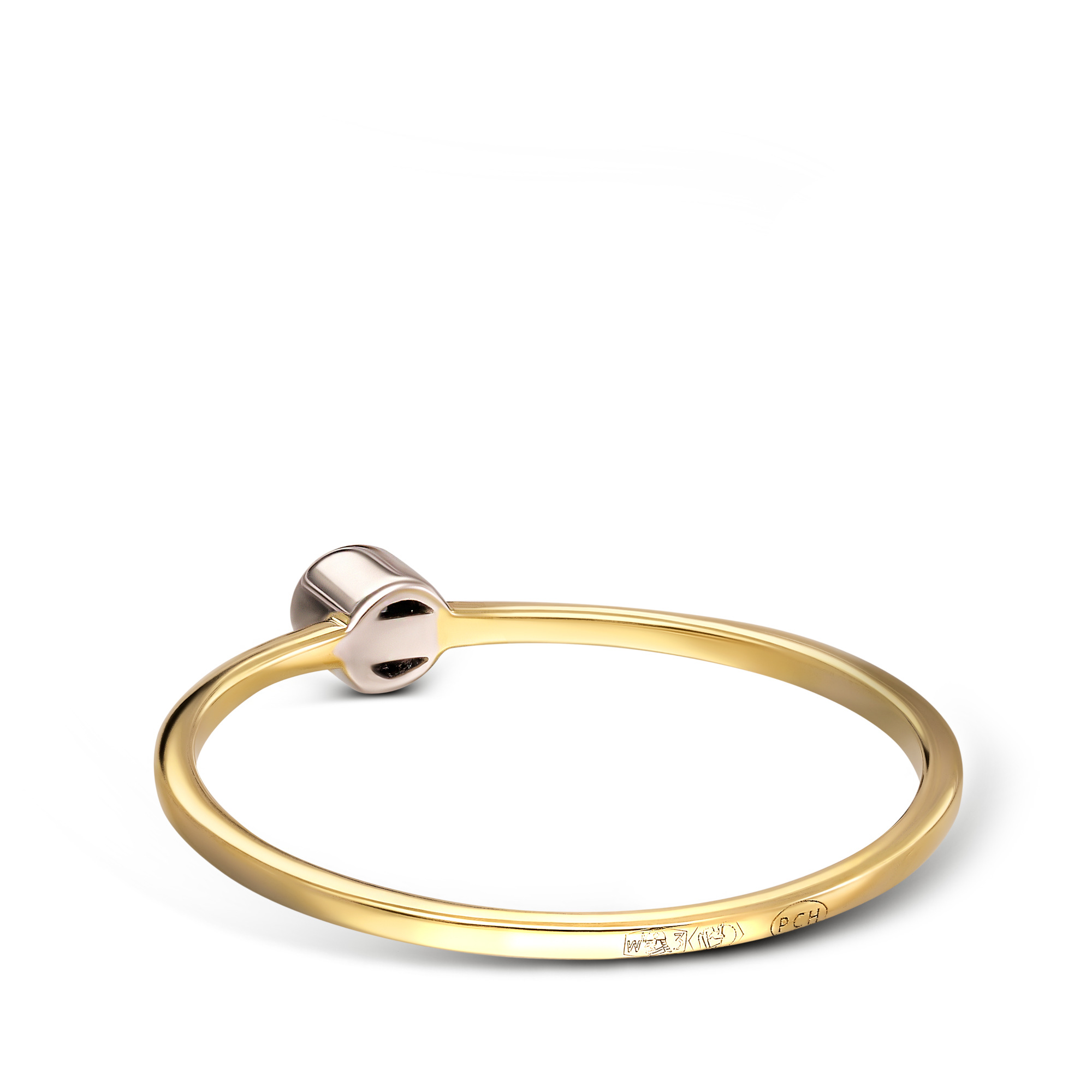 Delikatny złoty pierścionek z tanzanitem naturalnym, rozmiar 15, próba 585