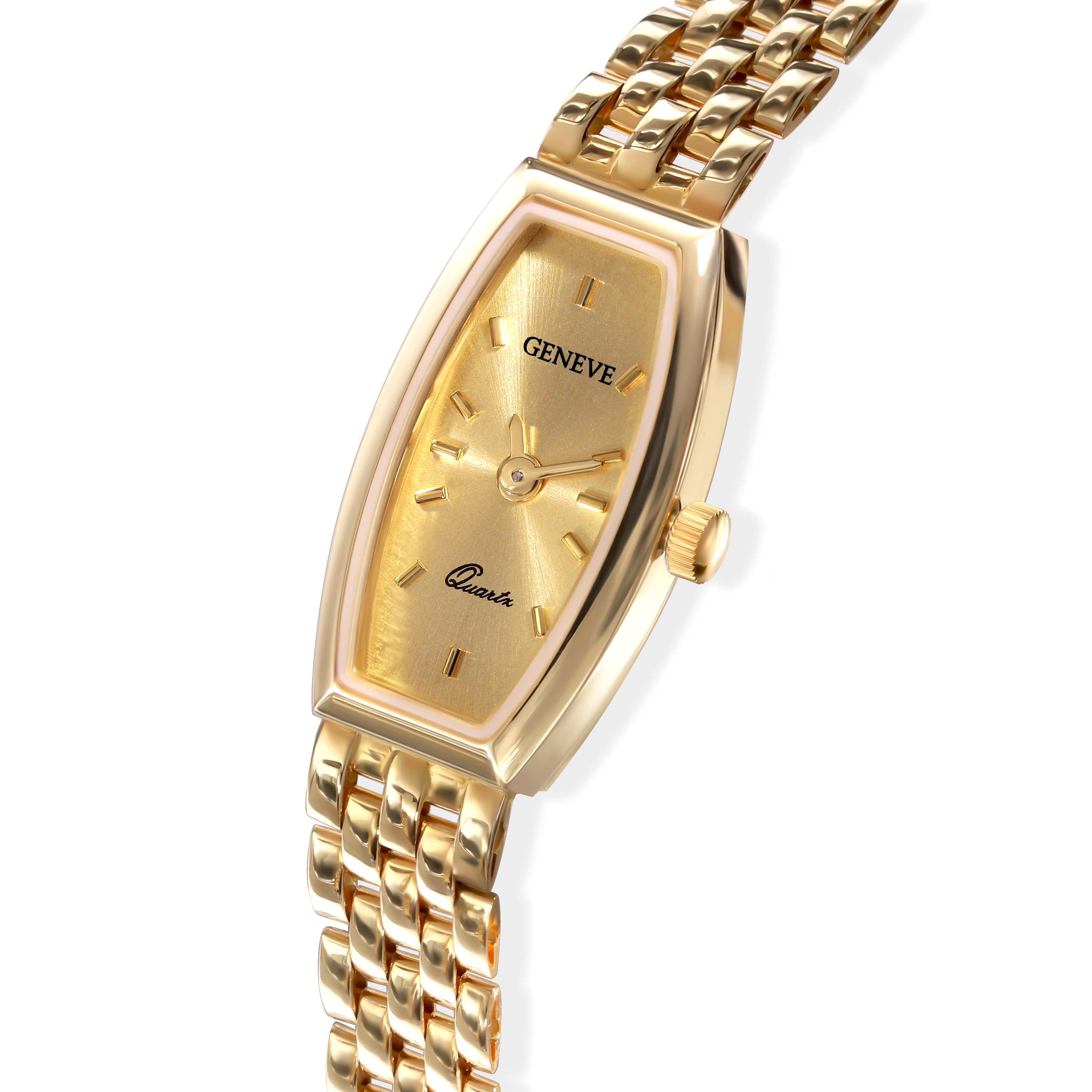 Damski zegarek złoty Geneve, próba 585