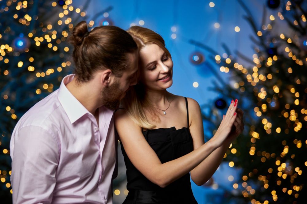 Para zaręczyny w sylwestra